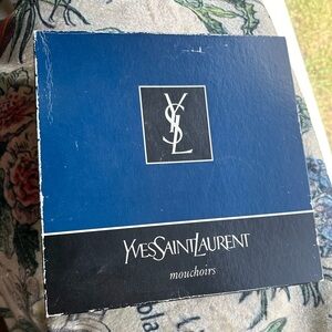 Yves Saint Laurent set of 2 scarves new in box